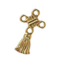 Solid Brass Floral Cabinet Pulls & Knobs - Gold Finish for Cabinets - #1 / 1pc