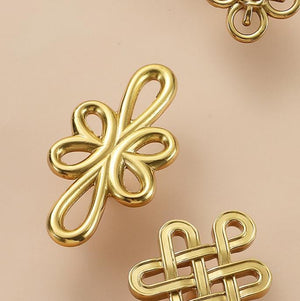 Solid Brass Floral Cabinet Pulls & Knobs - Gold Finish for Cabinets - view 7