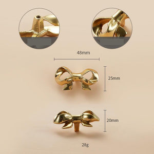 Solid Brass Floral Cabinet Pulls & Knobs - Gold Finish for Cabinets - view 5