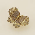 Solid Brass Butterfly Cabinet Pulls & Knobs - Gold Finish Hardware - #7 / 1pc
