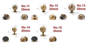Solid Brass Vintage Cabinet Pulls & Knobs - Furniture Hardware - No.4 / 1 pc