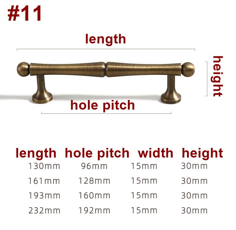 Solid Brass Cabinet Cup Pulls - Antique Bronze Finish for Cabinets - #3 / 1pc