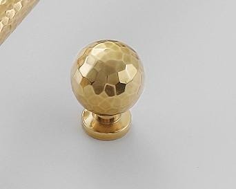 Solid Brass Vintage Cabinet Pulls & Knobs - Gold Finish Hardware - view 7