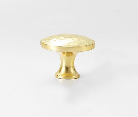 Solid Brass Mushroom Drawer Knob 25 28mm 7/8" 1 1/8" Forged Gold Color Kitchen Door Drawer Pull Furniture Hardware Wholesale