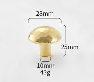 Solid Brass Cabinet Pulls & Knobs - Gold Finish Furniture Hardware - view 5