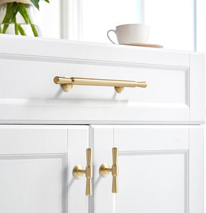 Solid Brass Cabinet Cup Pulls - Furniture for Cabinets & Drawers - #6 / 1pc