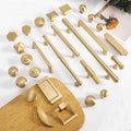 Solid Brass Cabinet Cup Pulls - Furniture for Cabinets & Drawers - #1 - 19mm / 1pc