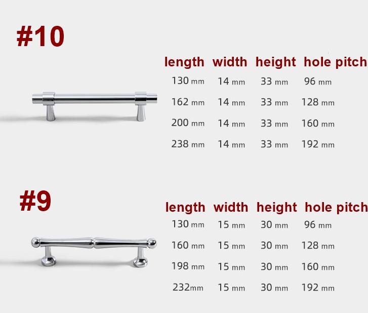Stainless Steel Color Drawer Pulls Handles Knobs Solid Brass Kitchen Cabinet Door Furniture Decor Hardware Wholesale Bulk
