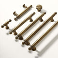 Solid Brass Round Cabinet Pulls & Knobs - Antique Bronze Finish - #1 Round / 1pc