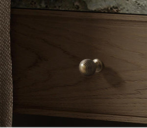 Solid Brass Round Cabinet Pulls & Knobs - Antique Bronze Finish - view 6