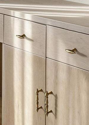 Solid Brass Round Cabinet Pulls & Knobs - Antique Bronze Finish - view 9