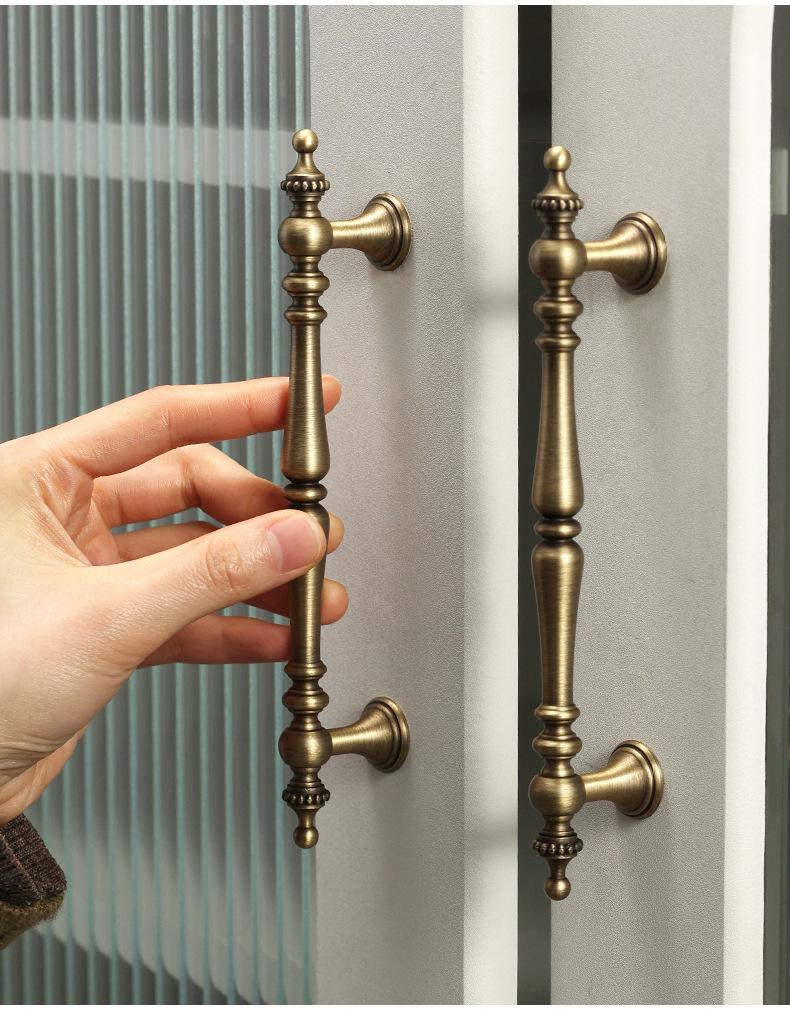 Solid Brass Cabinet Cup Pulls - Antique Bronze Finish for Cabinets - #5 - 20mm / 1pc