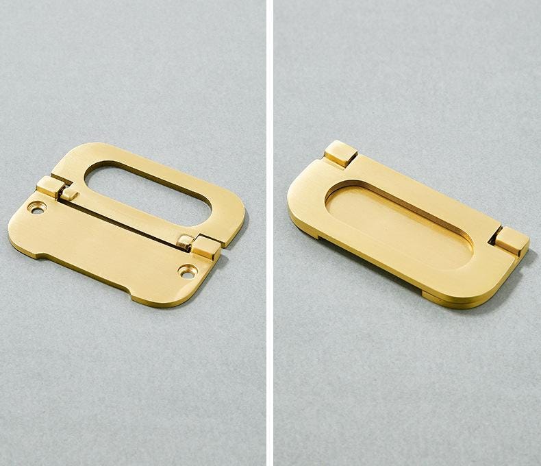 Modern Cabinet Handles Minimalist Art Deco Classic Gold Brass Drawer Pulls Knobs for Kitchens Wardrobes Dressers Luxury Unique Interiors