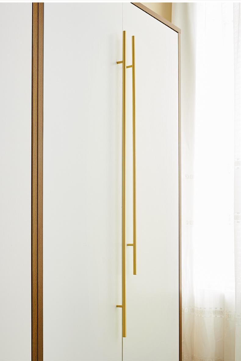 Modern Cabinet Handles Minimalist Art Deco Classic Gold Brass Drawer Pulls Knobs for Kitchens Wardrobes Dressers Luxury Unique Interiors