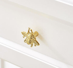Solid Brass Cabinet Pulls & Knobs - Gold Finish Furniture Hardware - view 6