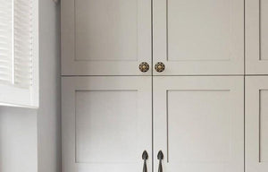 Solid Brass Round Cabinet Pulls & Knobs - Bronze Finish Hardware - #3 - 32mm / 1pc