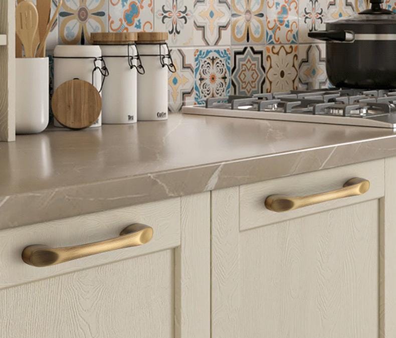 Antique Brass Cabinet Handles Aged Solid Brass Classic Vintage Drawer Bin Cups Pulls Knobs Patina Rustic Colonial Traditional Furniture
