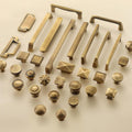 Solid Brass Vintage Cabinet Pulls & Knobs - Gold Finish Hardware - #1 / 1pc
