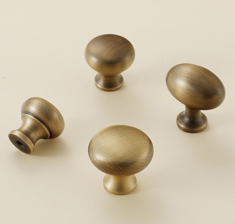 Cup Bin Drawer Pulls & Knobs Black Chrome Solid Brass Modern Minimalist Classic Industrial Kitchen Cabinet Handles Dresser Furniture Upgrade