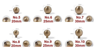 Solid Brass Vintage Cabinet Pulls & Knobs - Furniture Hardware - No.3 / 1 pc