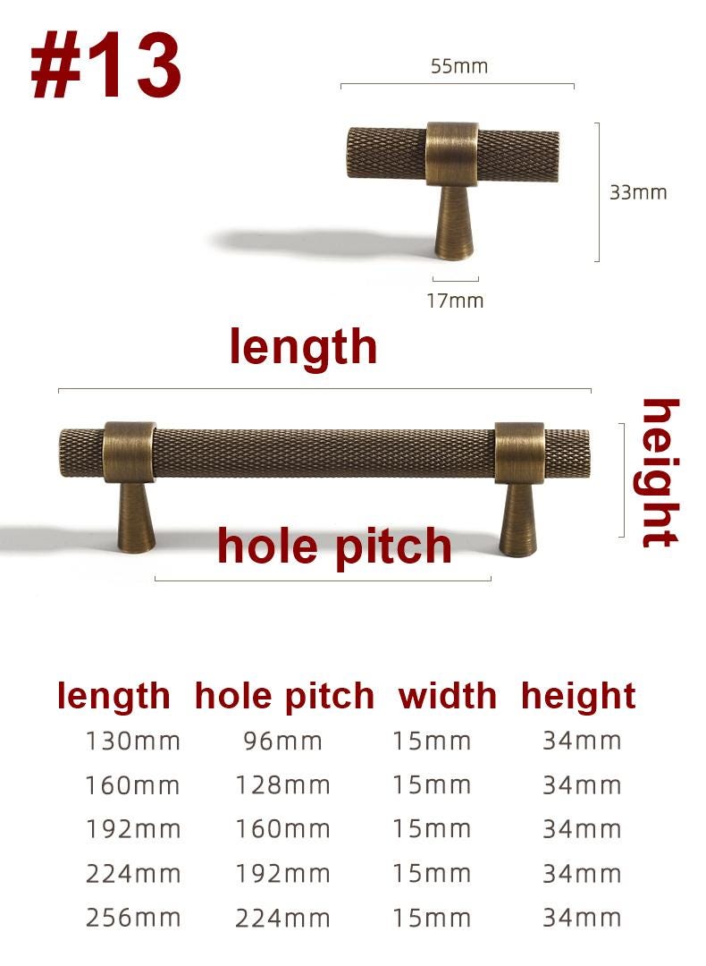 Solid Brass Cabinet Cup Pulls - Antique Bronze Finish for Cabinets - #5 / 1pc