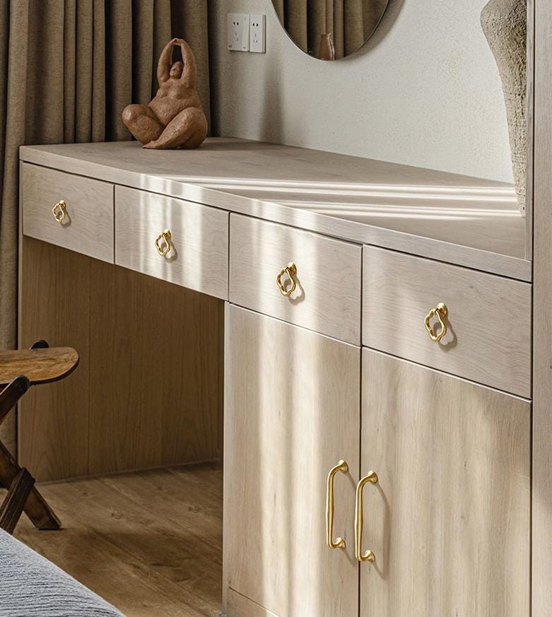 Brushed Solid Brass Handles Knobs Cupboard Kitchen Cup Drawer Bin Pulls Cabinet Door Furniture Decor Hardware Wholesale Bulk