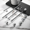 Solid Brass Cabinet Cup Pulls - Silver Finish Decorative Hardware - #1 / 1pc