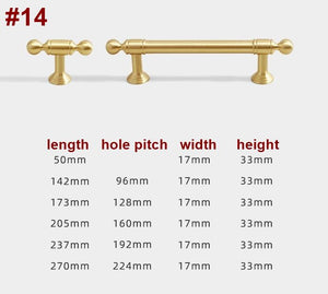 Solid Brass Cabinet Cup Pulls - Furniture for Cabinets & Drawers - #3 - 32mm / 1pc