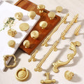 Solid Brass Cabinet Cup Pulls - Furniture for Cabinets & Drawers - #1 / 1pc