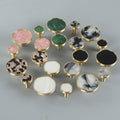 Solid Brass Round Cabinet Pulls & Knobs - Black Finish for Cabinets - #1 - 22mm / 1pc