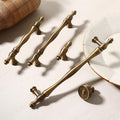 Solid Brass Round Cabinet Pulls & Knobs - Antique Bronze Finish - #1 Round / 1pc