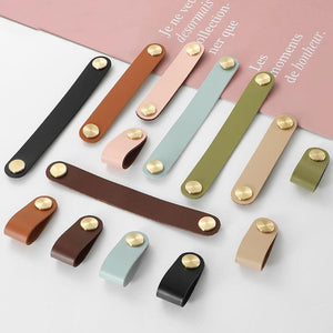 Solid Brass Round Cabinet Pulls & Knobs - Matte Gold Finish Hardware - Black 160mm / 1pc
