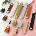 Solid Brass Round Cabinet Pulls & Knobs - Matte Gold Finish Hardware - Black 61mm / 1pc