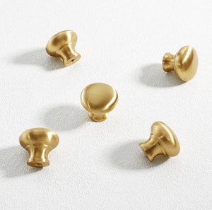 Solid Brass Vintage Cabinet Pulls & Knobs - Furniture Hardware - view 8