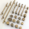 Solid Brass Round Cabinet Pulls & Knobs - Antique Bronze Finish - #1 - 20mm / 1pc
