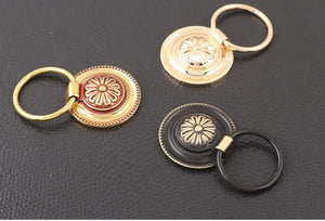 Solid Brass Round Cabinet Ring Pulls - Red Bronze Finish Hardware - view 9