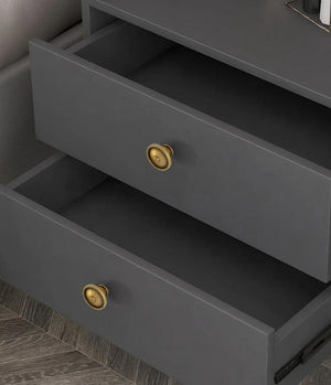 Solid Brass Cabinet Cup Pulls - Antique Bronze Finish for Cabinets - #7 / 1pc