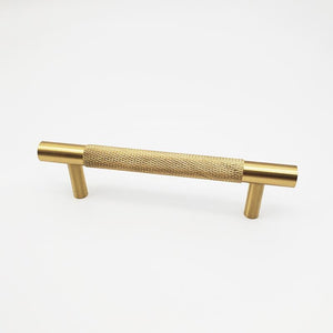 Solid Brass Round Cabinet Pulls & Knobs - Mid-Century Hardware - #3 Cylinder 25mm / 1 pc