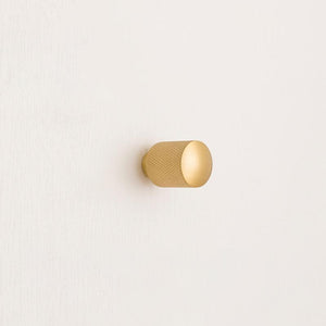 Solid Brass Round Cabinet Pulls & Knobs - Mid-Century Hardware - #3 Cylinder 30mm / 1 pc