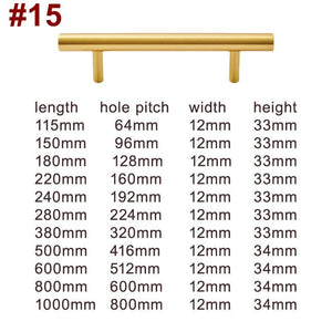 Solid Brass Art Deco Cabinet Pulls & Knobs - Gold Finish Hardware - #2 - 30mm / 1 pc