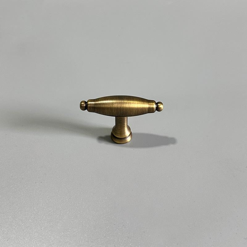 Solid Brass Round Cabinet Pulls & Knobs - Antique Bronze Finish - #1 - 192mm / 1 pc
