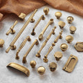 Antique Brass Cabinet Handles Aged Solid Brass Classic Vintage Drawer Bin Cups Pulls Knobs Patina Rustic Colonial Traditional Furniture