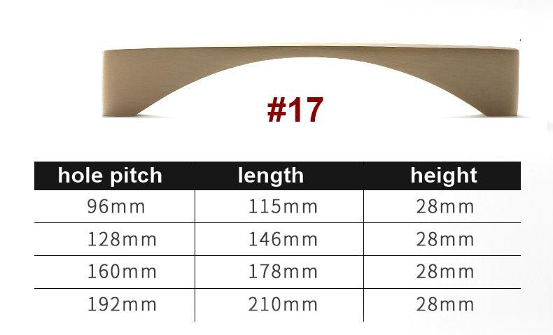 Solid Brass Geometric Cabinet Pulls & Knobs - Matte Gold Finish - #5 / 1pc