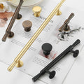 Modern Classic Solid Brass Cabinet Handles Knobs Set Bronze Black Gold Drawer Pulls Kitchen Wardrobe Dresser