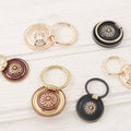 Solid Brass Round Cabinet Ring Pulls - Red Bronze Finish Hardware - Old Gold 30mm / 1pc