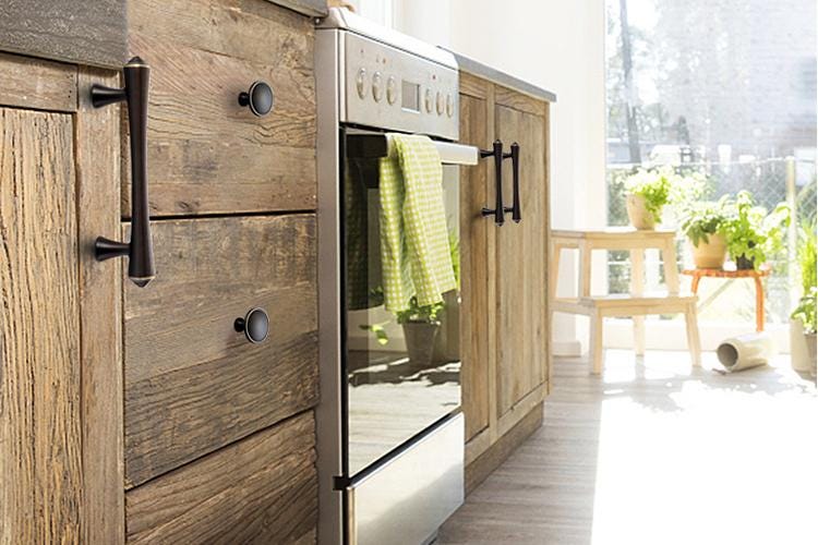 Modern Designer Cabinet Solid Brass Pulls Unique Bronze Gold Black Handles Tapered Silhouette Dresser Closet Kitchen Decor