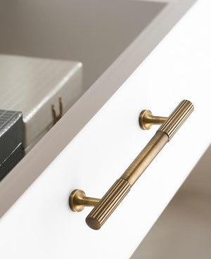 Solid Brass Round Cabinet Pulls & Knobs - Bronze Finish Hardware - view 10