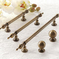 Solid Brass Round Cabinet Pulls & Knobs - Antique Bronze Finish - #1 - 25mm / 1pc