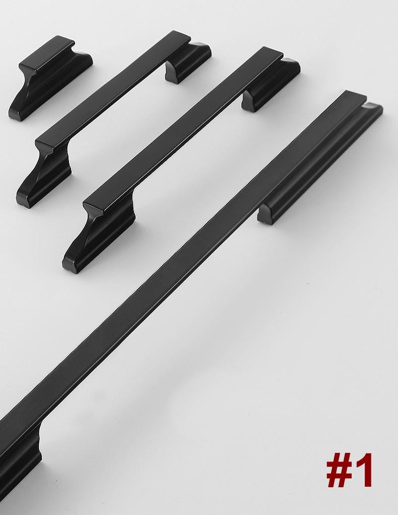 Oriental Inspired Modern Solid Brass Cabinet Pulls Matte Black Gunmetal Brushed Gold Symbolic Detailing Kitchen Drawer Wardrobe Furniture