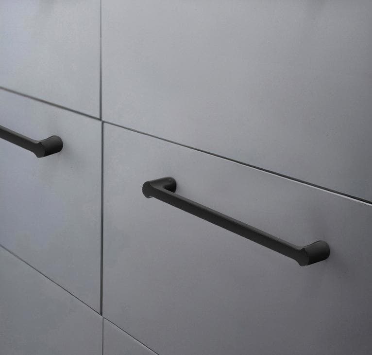 Solid Brass Oriental Cabinet Pulls & Knobs - Brushed Gold Finish - #2 Black 128mm / 1pc